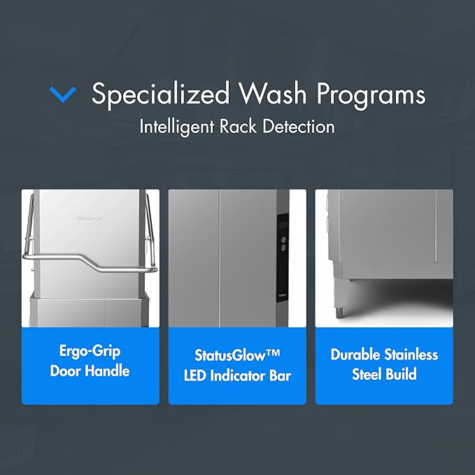 CX20 Premier Series Door Type Dishwasher, Stainless Steel