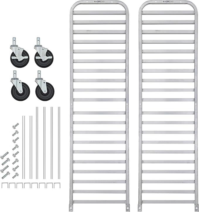 Commercial Knockdown 20-Tier Aluminum Side Load NSF Sheet/Bun Pan Rack (32L-149)
