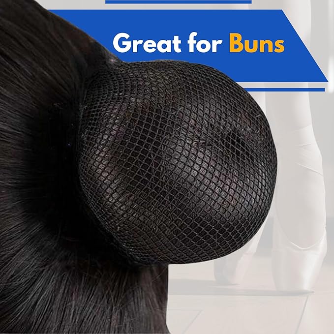 FRONTLINE Hair Nets 100 Pack Premium Invisible Nylon Mesh Hair Cover for Food Service Workers Disposable Cap Elastic Hairnet