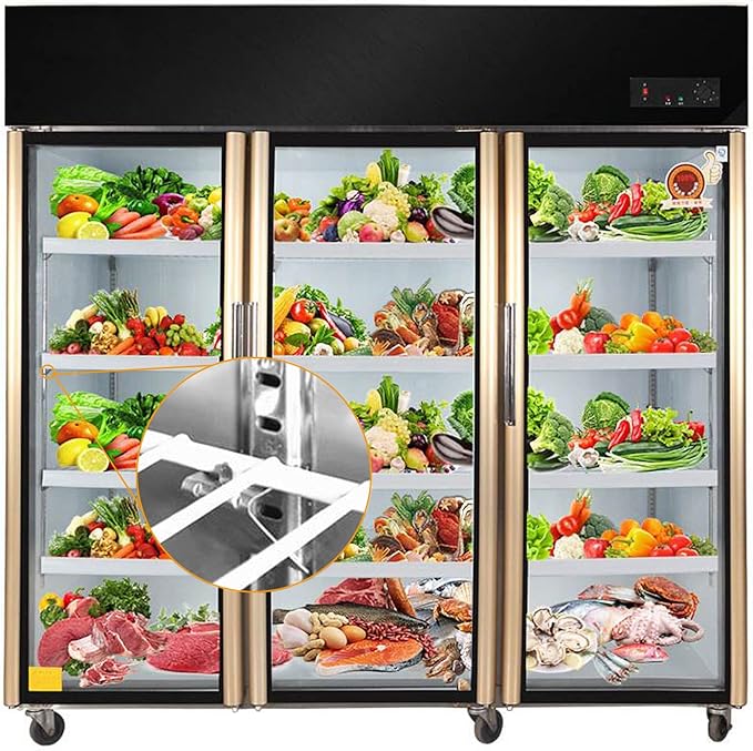 920158 Freezer Shelf Clip,Stainless Steel Shelf Clip for Refrigerator,Freezer Cooler Shelf Support,Replacement Shelf Square Buckles Clips (16)