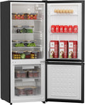Upstreman 7.1 Cu.Ft Refrigerator with Bottom Freezer, Apartment Fridge with Freezer, Energy-efficient, Large Capacity, Adjustable Thermostat, Refrigerator for Apartment, Kitchen, Dorm(BM71)