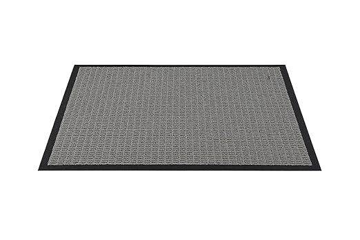 Guardian WaterGuard Indoor/Outdoor Wiper Scraper Floor Mat, Rubber/Nylon, 2'x3', Grey
