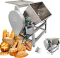 Commercial Dough Mixer, Electric Dough Mixing Machine,304 Stainless Steel Pizza Flour Dough Stand Mixer, Heavy Duty Flour Blender 1500W 30QT/15KG Kneading Capacity