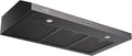 Under Cabinet Range Hood 36 Inch, 580 CFM Dual-Motor Kitchen Vent with LED Lights, Button Control, Ducted Stainless Steel Vent Hood, Reusable 5-Layer Aluminum Filters, Black