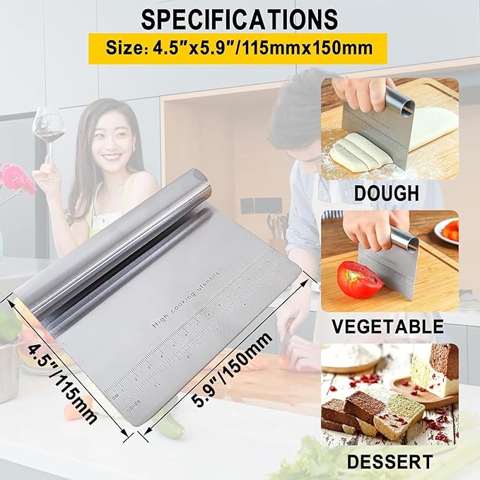 50QT Commercial Stand Dough Mixer Double Action Fast and Slow Speed Spiral Electric Flour Mixing Machine for Professional Bread Making Kneading Machine with Speed Time Control 50L 2200W