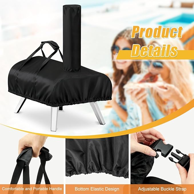 Pizza Oven Cover for Ooni Karu 12,TwoPone Waterproof Pizza Oven Accessories Carry Cover for Outdoor
