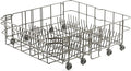 Upgraded DD82-01384A DD81-02295A Dishwasher Rack Replacement Parts for Samsung Dishwasher Lower Dish Rack 22.5'' D x 20.5'' W Basket Wheels Rollers DW80M2020US DW80R2031US Bottom Dishrack Assembly