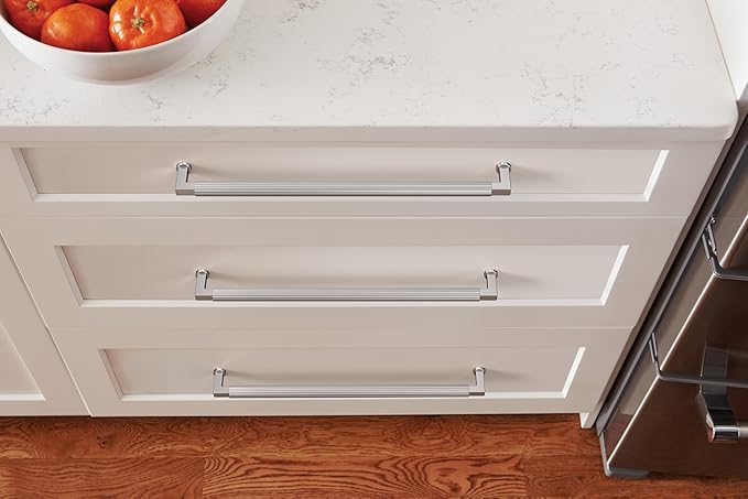 Amerock Ballard 12-5/8 inch (320mm) Center-to-Center Polished Chrome Cabinet Pull, BP3764926