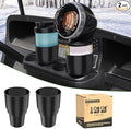 10L0L 2 Pack Golf Cart Cup Holder, Dash Adapter for Portable Propane Heater Cylinder, Universal Replacement Drink Holder for Yamaha EZGO Club Car