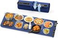 Warming Mat for Food Extra Large 39.4”X15”, 8S Rapid Heating Electric Warming Tray with 9 Temp Setting and 6H Timer, Food Warming Pad, Portable Food Warmers for Parties Buffet, Blue