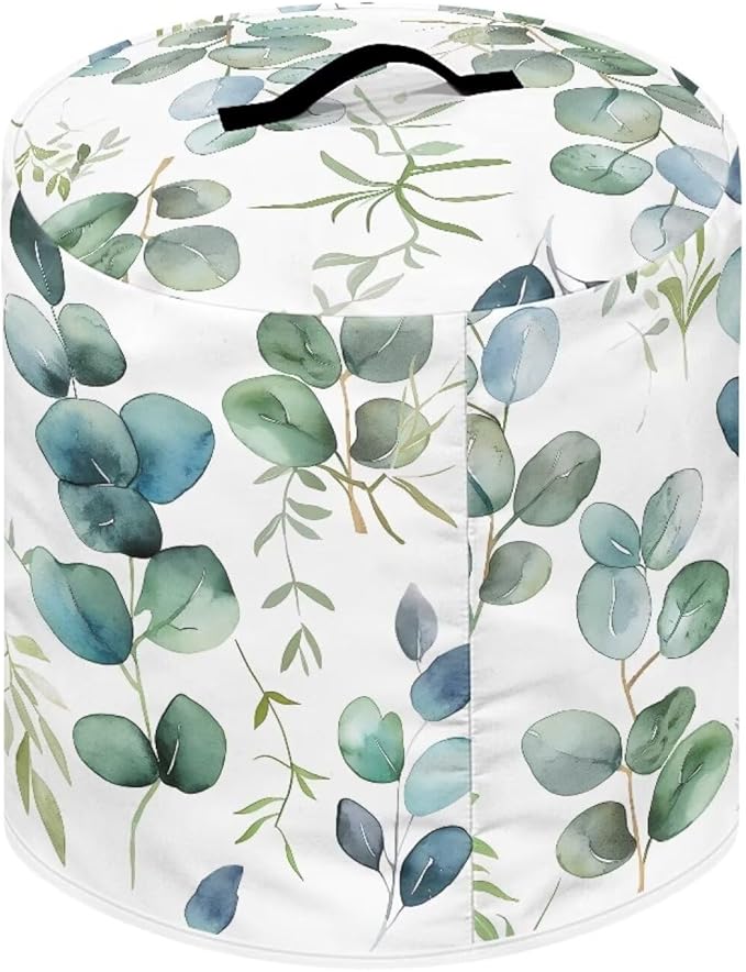 Green Leaf Dust Cover Instant Pot Heavy Duty Waterproof Dust Pressure Cooker Cover Case for Instant Pot Pressure Cooker Instant Pot Appliance Covers Pressure Cooker Size M