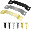 Large Sawtooth Picture Frame Hangers with Screws - 30 Pack, Supports 50 Ibs, Picture Hanging Hooks for Hanging Photo Frames Canvas Artwork Paintings