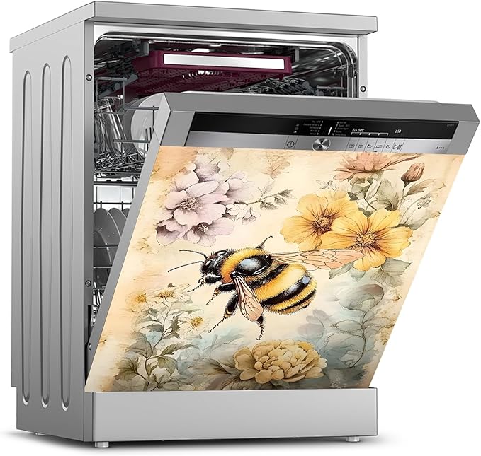 Dishwasher Magnet Sticker Cover Panel Decal Refrigerator Magnetic Sticker Decorative for Kitchen Decoration,Fridge Door Cover, Appliances Stickers 23"x26"