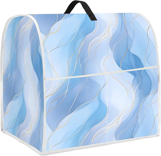 Mixer Dust Cover for 6-8 Qt Stand Mixer, Cloth Cover with 2 Storage Pockets for Stand Mixer Protective Covers Large for 6-8 Quart Mixer