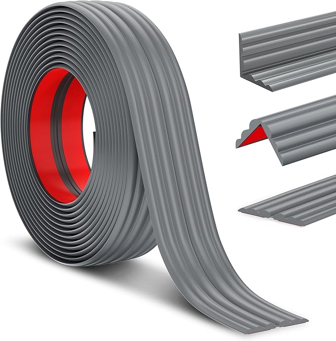 Wall Corner Protector Peel and Stick Wall Molding Trim Flexible Corner Guard Edge Protector Inside & Outside Corner Guard Strip for Wall Edge Ceiling Countertop