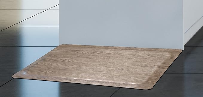 Rhino Mats, Softwoods Anti Fatigue Floor Mat, Commercial Grade Kitchen Mat, Standing Desk Mat, Office, Garage or Anywhere, Standing Comfort. (Driftwood, 2' x 3' x 7/8")