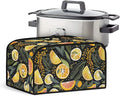 Sliced Fruit Slow Cooker Cover Compatible with 6-8 qt Slow Cooker Holder Dust Resistant Decor for House