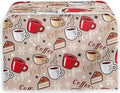 Coffee Snowflake Print Toaster 2 Slice Cover Kitchen Accessories Decor Bread Maker Dustproof Fingerprint Protectors