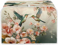 UNICEU Hummingbird Floral Print Toaster Covers 4 Slice Bread Maker Dust Cover Kitchen Small Appliance Dust Protector