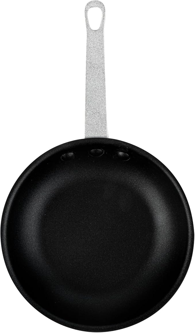 Restaurantware-Met Lux 7 Inch Fry Pan, 1 No-Stick Frying Pan - Induction-Ready, Triple-Riveted, Black Aluminum Cooking Skillet, Durable, For Searing, Sautéing, And Browning Food