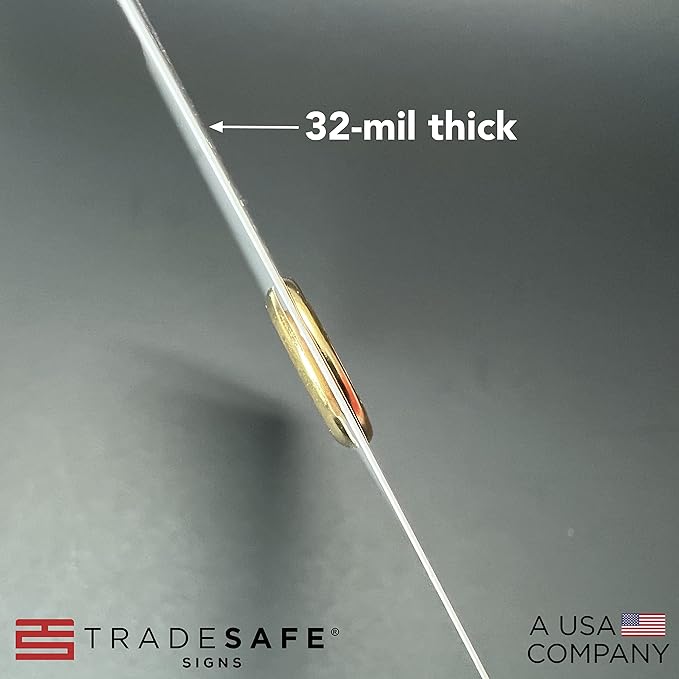 TRADESAFE Bilingual Safety Inspection Tags, Inspección de Seguridad - 30 Safety Tags with 30 Zip Ties, Durable 32 mil Vinyl, Inspection Record Tag for Scaffolds, Ladders, Fire Extinguisher, Machinery