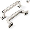 Khtumeware 6 Pack 3 Inch Cabinet Handles - Polished Nickel Pulls and Drawer Handles