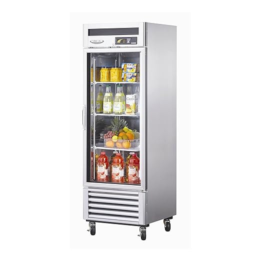 Turbo Air - Maximum 27" 1 Glass Door Reach-In Refrigerator