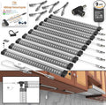 EBD LED Under Cabinet Lights Hardwired Built-in Adjustable Cable Midway Input Under Counter Lights for Kitchen Sink Light 9 Pcs 4050 Lm 6500K Super-Bright for Closet Shelves Shelf Locker & Bookcase
