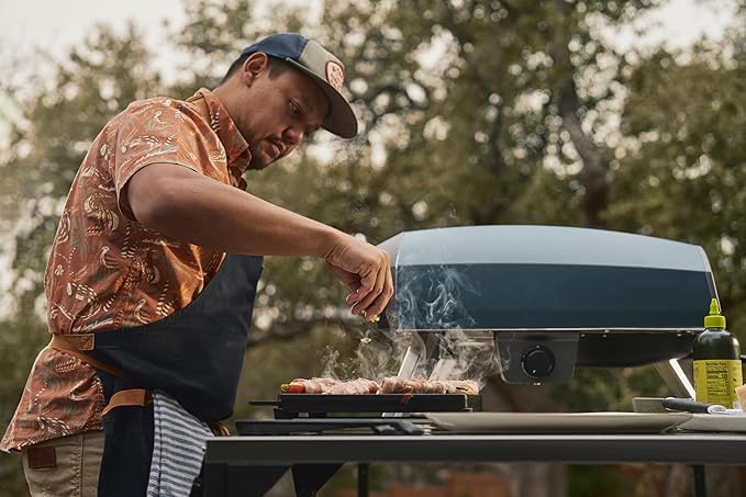 Ooni Koda 2 Pro Gas Pizza Oven – 18" Propane Powered Outdoor Oven with 28 mBar Regulator and Gas Hose, Propane Portable Pizza Oven - Blue