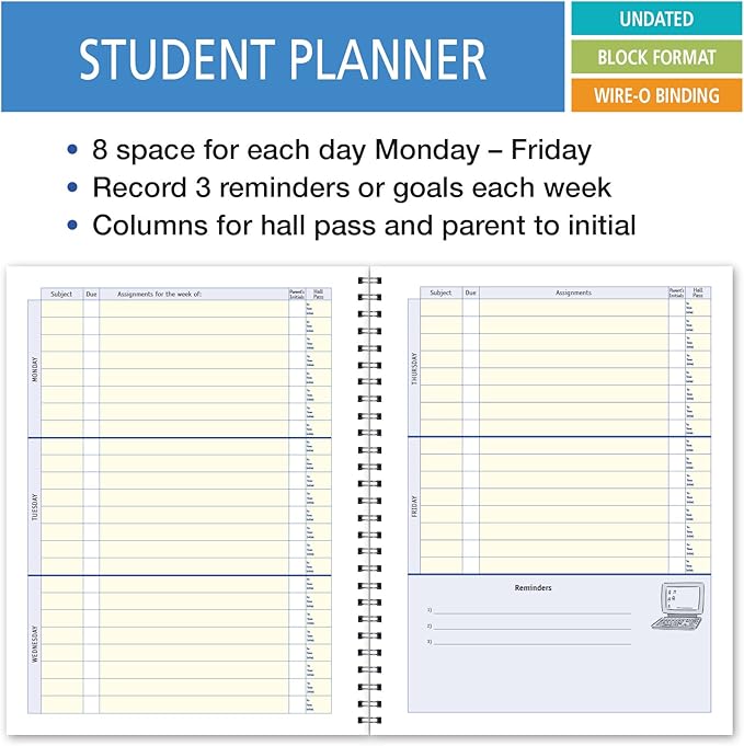 Undated Student Assignment Book (S40)