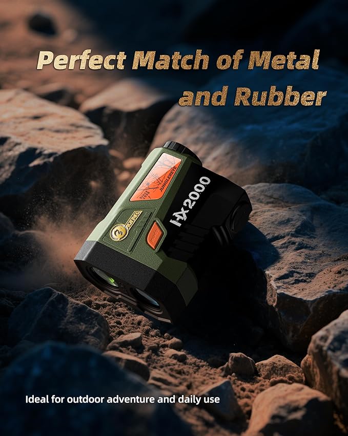 AOFAR HX2000 Hunting Rangefinder with Dual-Color OLED Display, Ultra-Clear Optics with 95%+ Transmittance of Glass, 2000 Yards with Angle and Horizontal Distance, Range, Scan, Speed Mode, Waterproof