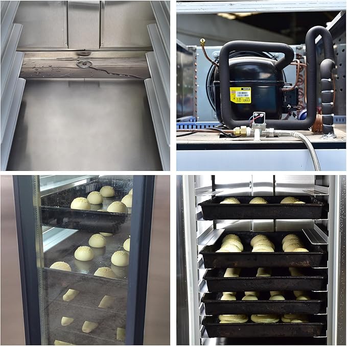 Kolice Commercial 18 Trays Baking Proofer Machine, Bread Proofer, Dough Proofer for Baking - Integrated Freezing,Thawing, Keep Fresh and Fermentation -22°C to 45°C