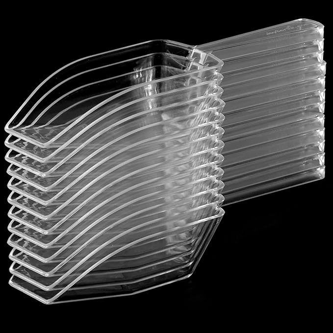 72-Mini Clear Acrylic Plastic Scoops for Candy - Ice Cream Bar, Jars, Containers, Coffee, Flour, Dessert Toppings, Buffets, Kitchen, Weddings, Parties & Concessions, Candy Buffet, 5.5" Candy Scoops