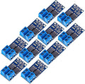 10PCS Motor Controller DC 400W 5V-36V Dual Mosfet High-Power Trigger Switch Drive Module 0-20KHz PWM Adjustment Electronic Switch Control Board Motor Speed Control Lamp Brightness Control