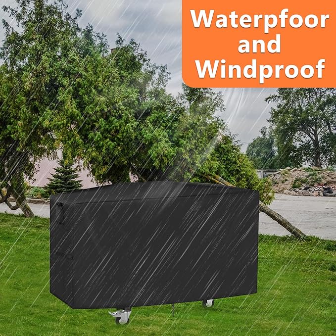 Outdoor Prep Table Cover for Blackstone ProSeries 28" Prep Grill Cart,Waterproof Outdoor Pizza Oven Cart Cover,Patio BBQ Grill Stand Covers - 58 X 24 X 32 Inch