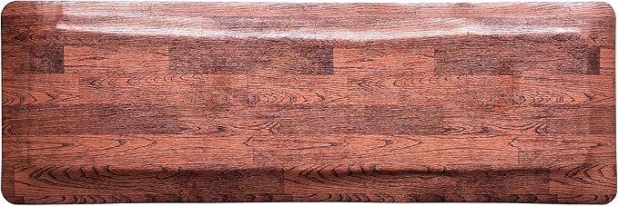 Rhino Mats, Softwoods Anti Fatigue Floor Mat, Commercial Grade Kitchen Mat, Standing Desk Mat, Office, Garage or Anywhere, Standing Comfort. (Oak, 2' x 4' x 7/8")