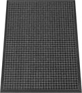 Kuyal Front Door Mat, 2'*3' Door Mat for Inside Outside Entrance,Waterproof Welcome Mats with Non-Slip Backing, Indoor Outdoor Entryway, Commercial Floor Mats, Durable & Easy to Clean, Dark Gray