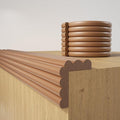 Baby Proofing Wall Corner Protector,Edge Guard Corner Protector,6.56ft Thinken Soft Corner Protectors Pre-Taped Soft Rubber Foam Edge Cushion for Furniture (Brown-L, 6.56Ft x 11.8" W x 0.47" Th)