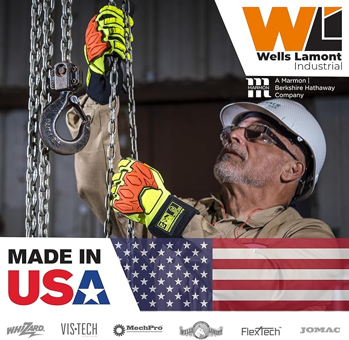 Wells Lamont INDUSTRIAL Heat & Flame Resistant Work Sleeve | Para-Aramid - Metal Fabrication, Automotive