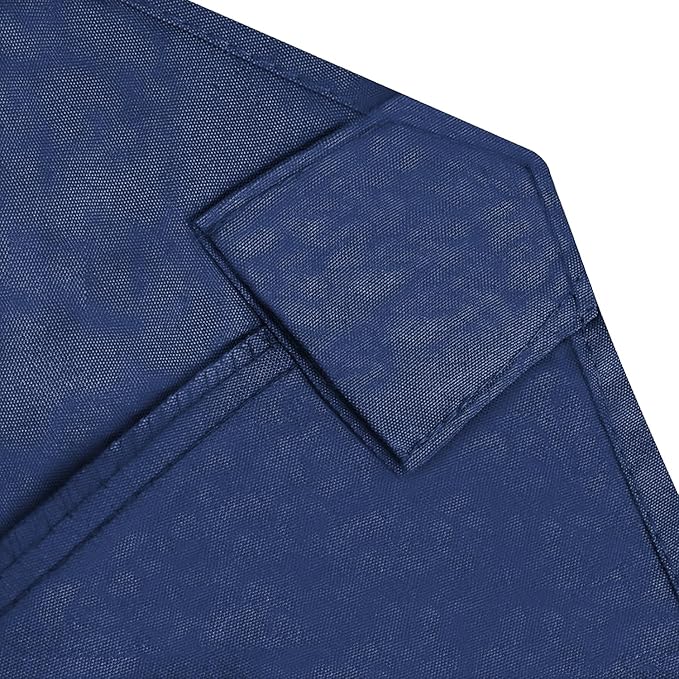 EliteShade USA 7.5FT Replacement Covers 6 Ribs Market Patio Umbrella Canopy Cover (CANOPY ONLY) (Navy Blue-8)