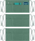 Dreamology Waist Apron with Pockets,Aprons for Waitress and Waiter,Server Apron Women, Aprons with 3 Pockets,Waist Apron,Apron for servers,Water Resistant Aprons for Cooking,Gardening etc (3 Pack)