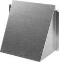8" x 8" Galvanized Steel Vent Cover - Duct Exhaust/Inlet Rain Deflector - Weatherproof Guard for Open Ventilation Systems - Indoor/Outdoor Vent Hood - Air Vent Grille Protection Roof