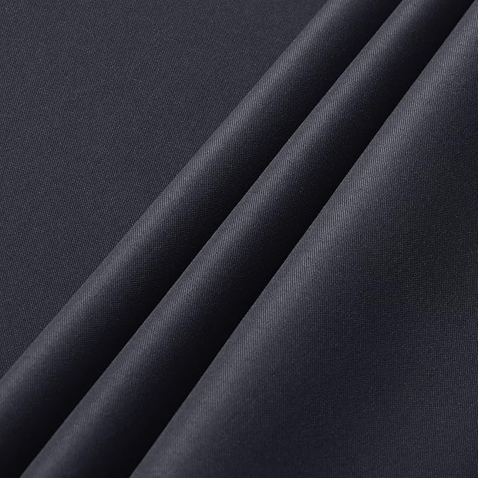 sancua 2 Pack Dark Grey Tablecloth 54 x 54 Inch, Stain and Wrinkle Resistant Square Table Cloth - Washable Polyester Table Cover for Dining Tables, Buffet Parties and Camping