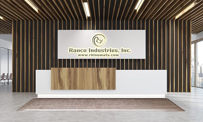 Rhino Mats, Softwoods Anti Fatigue Floor Mat, Commercial Grade Kitchen Mat, Standing Desk Mat, Office, Garage or Anywhere, Standing Comfort. (Driftwood, 3' x 10' x 1/2")