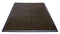 Guardian Platinum Series Indoor Wiper Floor Mat, Rubber with Nylon Carpet, 3'x8', Brown