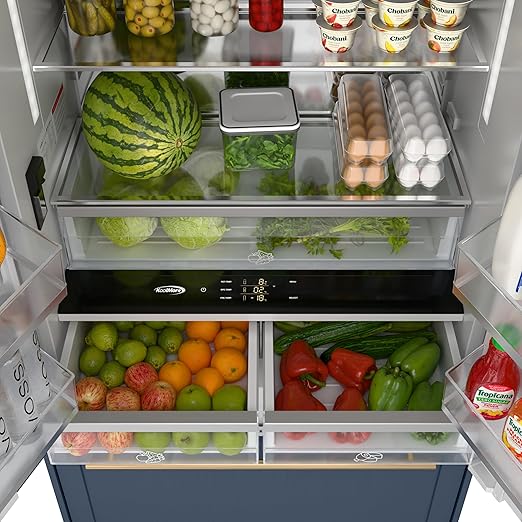 KoolMore Reserve 36 in. Panel-Ready French Door Refrigerator with Ice Maker and Water Dispenser, Frost-Free, 19.6 Cu. Ft. ETL Listed and Energy Star