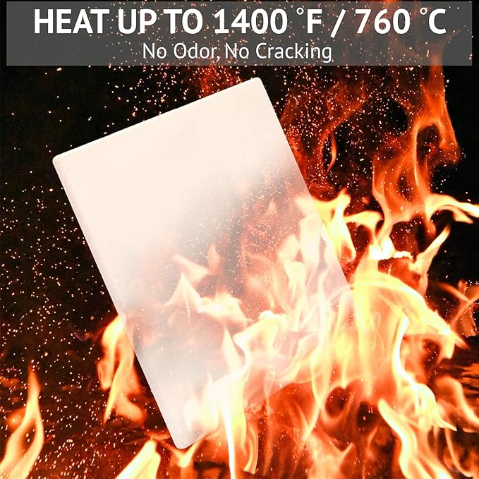 12" x 12" Pizza Stone Square Baking Stone | Premium Cordierite Pizza Grilling Stone for Grill Oven RV Oven | Bake Homemade Golden Crispy Crust Pizza