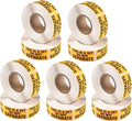 FBA Compliant This is A Set DO NOT Separate Shipping Labels- 5000 Fluorescent Orange (1" x 2") Box Stickers (10 Rolls of 500) for Multi Box shipments, Collections or Ecommerce- Easy to Affix