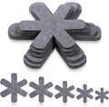 40 PCS Pot Protectors, 5 Different Sizes Pot and Pan Protectors Non-Slip Pan Separators for Stacking Scratch-Resistant Larger and Thicker for Stacking and Separating Cookware-Grey