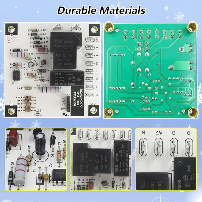 Defrost Control Board PCBDM101S UpgradeCompatible with Goodman Circuit Board PCBDM101 PCBDM101S